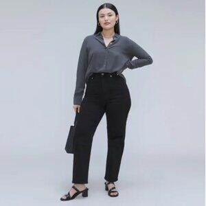 Everlane - The Curvy Way-High Jean - Coal